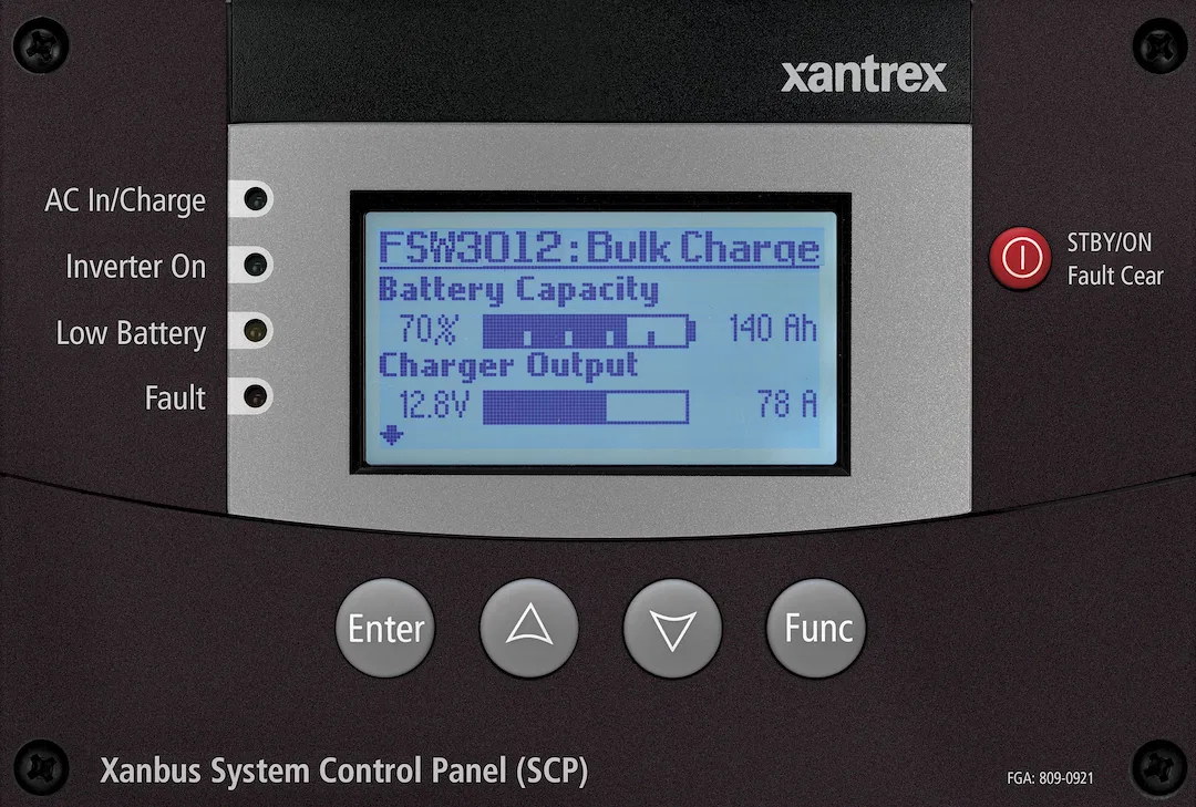 809-0921 – XANTREX LLC Power Inverter Remote Control, For Connecting Freedom SW Series Inverter LCD Display With LED ...